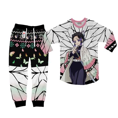 Shinobu Kocho Christmas Pajamas Custom Anime Sleepwear Gear Otaku
