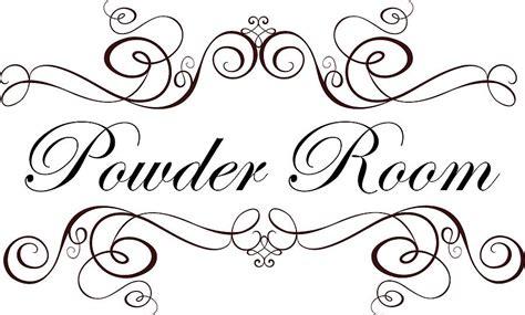 The powder room is the bathroom where you can experiment, be bold, go dark and moody, do some fun wallpaper, a fabulous vessel sink, get a little crazy if you want. boudoir or salle de bain wall sticker by nutmeg ...