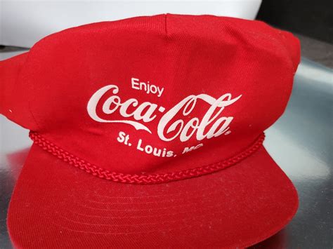 Vintage Coke Snapback Hat Enjoy Coca Cola Cap Red Whi Gem