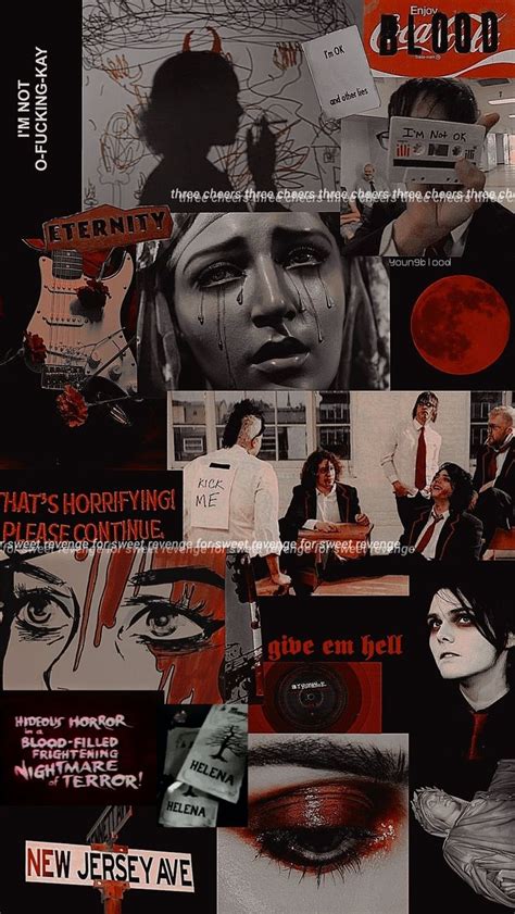 Livelynine checkered wallpaper peel and stick bathroom backsplash wall decor adhesive shelf liners black and wanderland checkered colorful cute rad red black white aesthetic canva wallpaper lockscreen iphone lockscreeniphone edgy wallpaper. mcr :) in 2020 | Emo wallpaper, Aesthetic iphone wallpaper ...