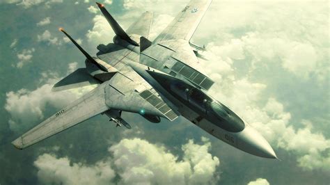 Ace Combat Game Jet Airplane Aircraft Fighter Plane Military Sky Clouds