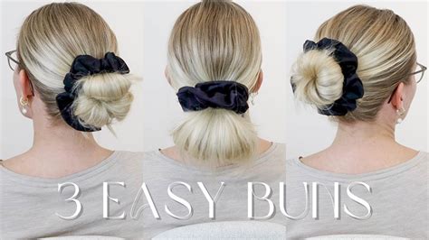3 Easy Buns For Beginners Perfect For Every Day How To Put Your