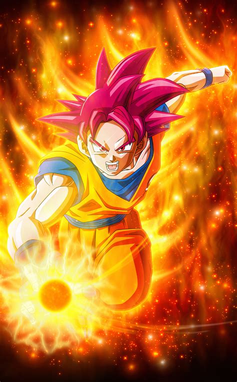 Dragon ball super episode 9 has concluded and we finally get to see goku in his super saiyan god form. Super Saiyan God Goku Dragon Ball, HD 4K Wallpaper