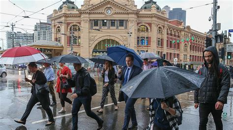 Melbourne Weather Heavy Rain Thunderstorms Flash Flooding To Hit