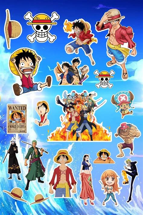 Anime Marketi Anime One Piece Sticker Seti 21 Adet Fiyatı Yorumları