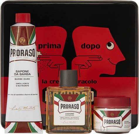 Set Proraso Classic Shaving Metal Red Primadopo Precr100ml Sh