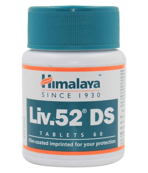 Himalaya Liv 52 Ds Tablet 60 Nos Pack Of 5 Buy Himalaya Liv 52 Ds