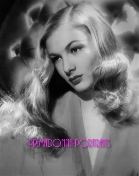 Veronica Lake 8x10 Lab Photo 1940s Peek A Boo Beauty Flowing Graceful