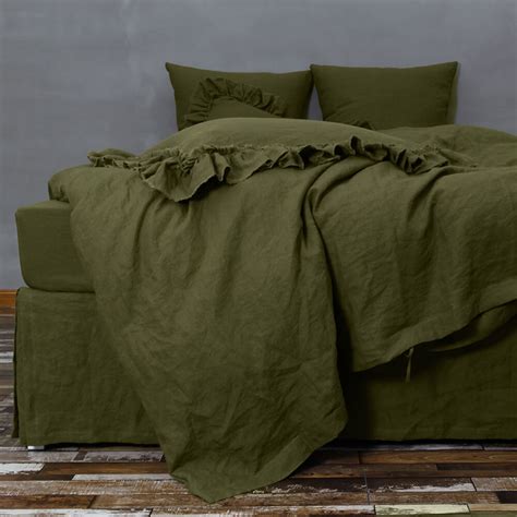 Olive Green Bedding