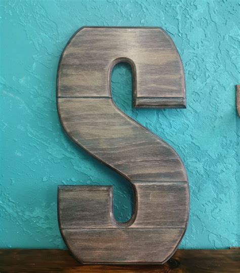 Custom Wood Lettersfree Standing Letterswooden Initialswall Etsy
