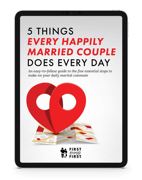Download 5 Things Every Happily Married Couple Does Every Day First Things First