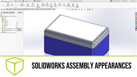 Solidworks Tutorial Assembly Appearances Youtube