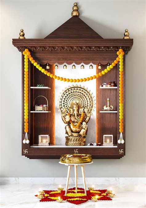 Wooden Pooja Mandir Designs For Your Home To Welcome Divinity Temple Design For Home Pooja
