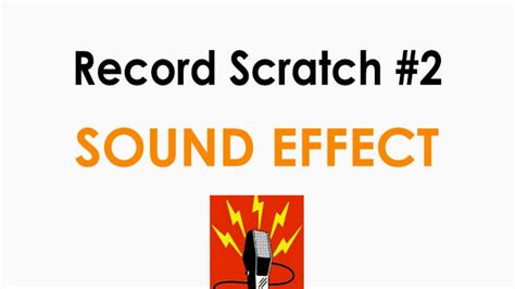 Free online sound effects library. Record Scratch #2 Sound Effect ♪ - YouTube