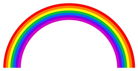 Rainbow Clip Art Black And White Free Clipart Images Clipartix