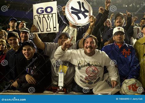 New York Yankee Fans Editorial Stock Photo Image Of Subway 74844093