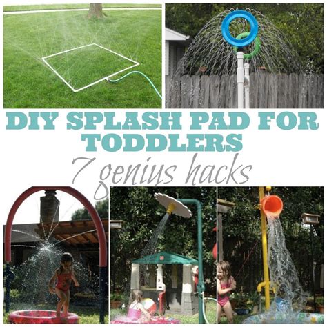 DIY Splash Pad: 7 Genius Hacks | Diy splash pad, Splash pad, Backyard fun