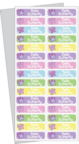 Bella Butterfly Clothing Name Labels Shop 4 Kids Presents And Ts