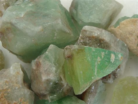 Green Calcite Rock Calcite Raw Gems By Mail
