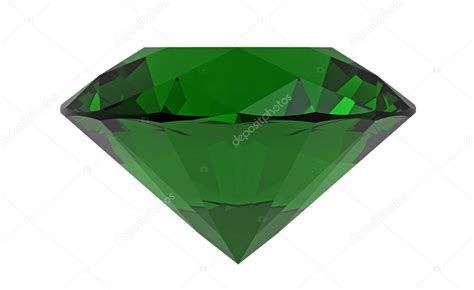 Green Diamond Emerald 3d Rendering — Stock Photo © Boris15 126718748