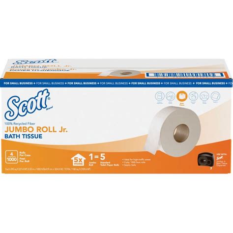 Buy Kimberly Clark Scott Jumbo Roll Jr Bath Tissue White