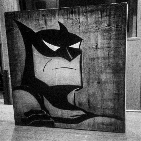 Batman Acryllics On Canvas