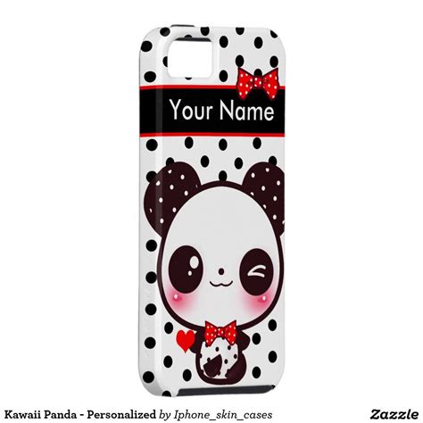 Kawaii Panda Personalized Case Mate Iphone Case Animal