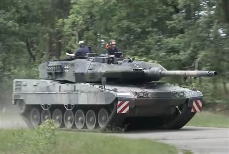 First Trial Tests For New German Army Leopard 2a7v Main Battle Tank