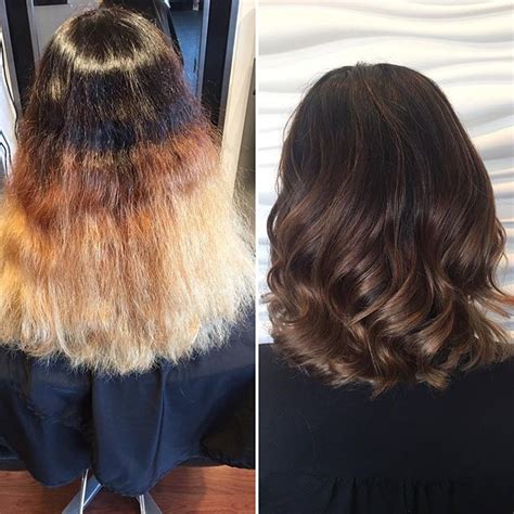Big Colour Correction Done Today By Kristen Before Was A Balayage Gone