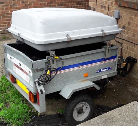 Trident Trailer Small Box Trailer With Roof Box Attached In