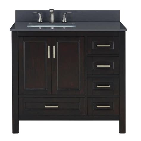 Stay organized and tidy with the help of these stainless steel lowes bathroom vanity 36 inch. Scott Living Durham 36-in Espresso Single Sink Bathroom ...