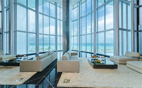 Expansive And Awesome Living Room With Glass Walls And Ocean Views
