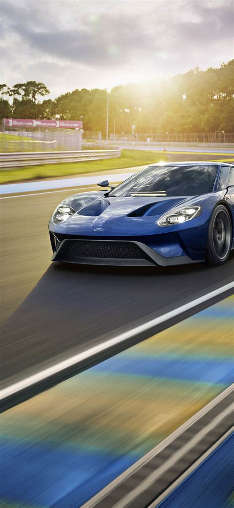 Free Download Download 1125x2436 Wallpaper Ford Gt Supercar Race Trac