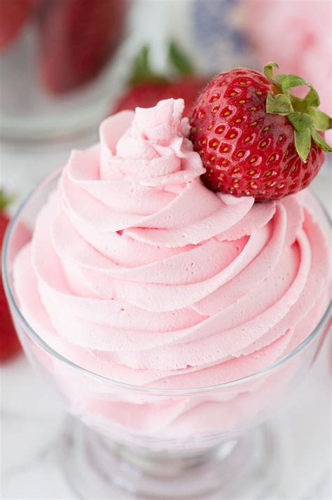 Homemade Strawberry Whipped Cream Using Only 3 Ingredients