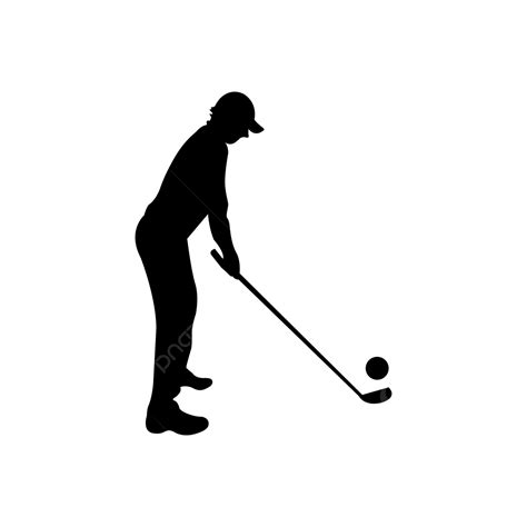 ゴルフシルエットイラスト画像とpngフリー素材透過の無料ダウンロード Pngtree