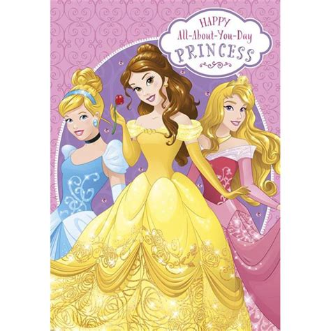 Birthday Princess Disney Princess Birthday Card 25454937 Character