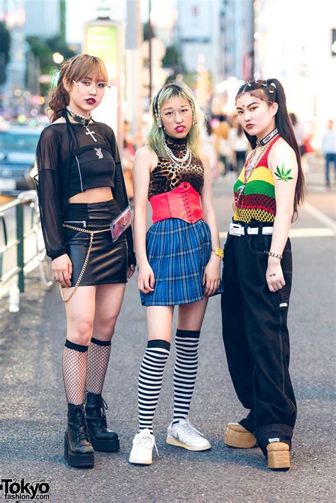 harajuku girls streetwear by dolls kill unif vidakush nakano ropeway pinnap banny and faith tokyo