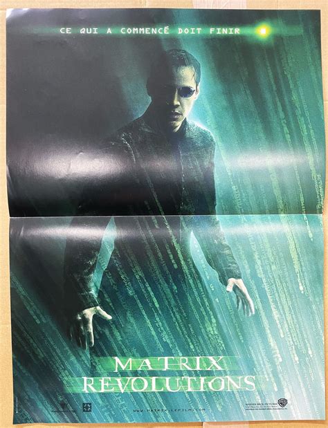 Matrix Revolutions Keanu Reeves Movie Poster 40x60cm Warner Bros