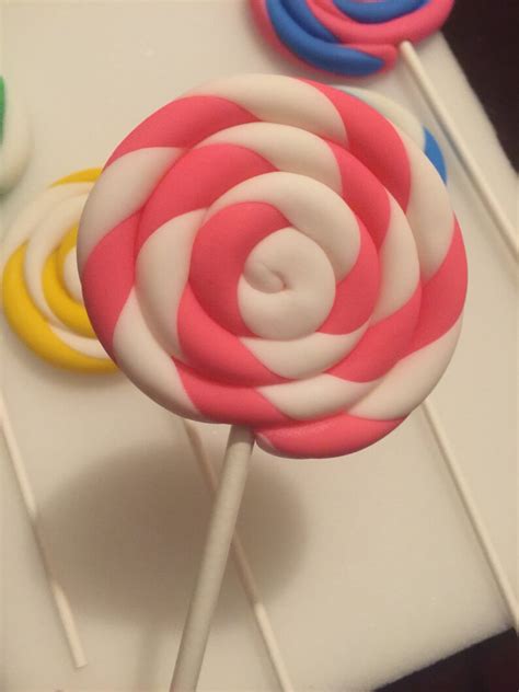 Fondant Swirl Lollipops Etsy