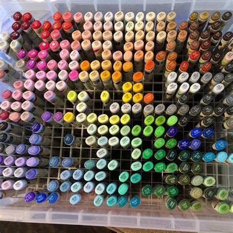 Copic Marker Storage Box Holds And Organizes 300 Sketch No Etsy