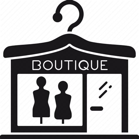 Boutique Building Clothes Fashion Retail Shop Store Icon