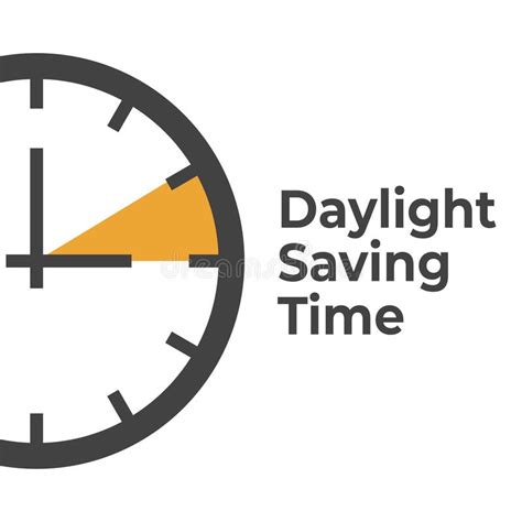 Daylight Saving Time Illustration Stock Vector Illustration Of Signs