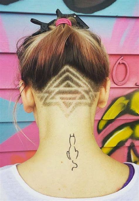 Females Undercuts With Hair Tattoos For 2017 2019
