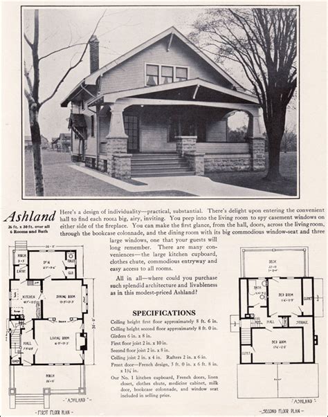 Sears 1920 S Craftsman Bungalow House Plans Bob Tours The Remodeled