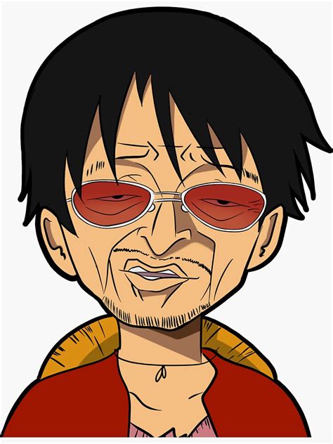 Luffy X Kizaru Of One Piece Sticker For Sale By Garistepi Redbubble