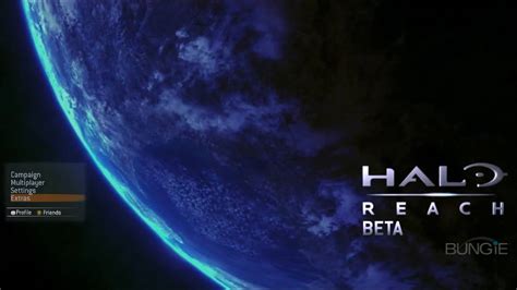 Halo Reach Beta Main Menu Screen Hd Youtube