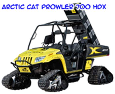 Built to break a sweat. Arctic Cat Prowler 700 HDX MAGNUM EVO-Tech ATV Performance ...