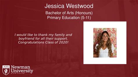 Stageclip Jessica Westwood Bachelor Of Arts Honours