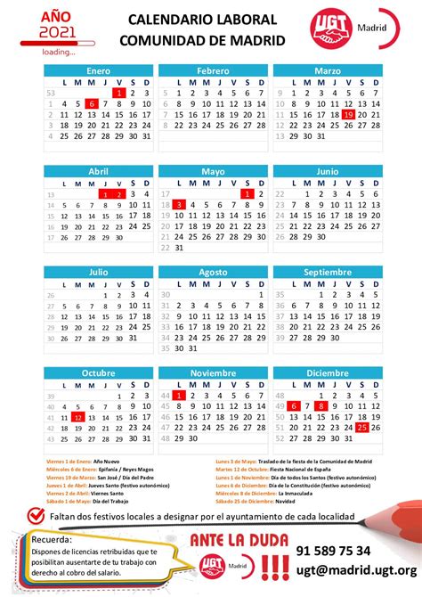 Calaméo Calendario Comunidad De Madrid