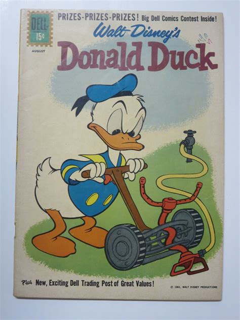 Donald Duck Dell 1961 78 Vg Disney Comics Book Comic Books